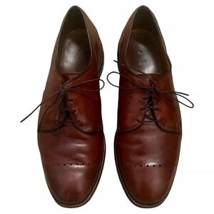 Allen Edmonds Troy Size 10.5 Brown Dress Ocford Shoes 38 9044 0002805